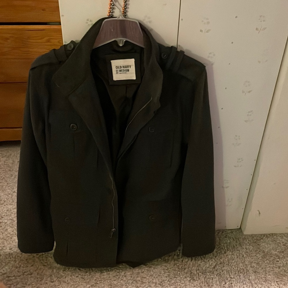 Mens Old Navy Peacoat. Size M